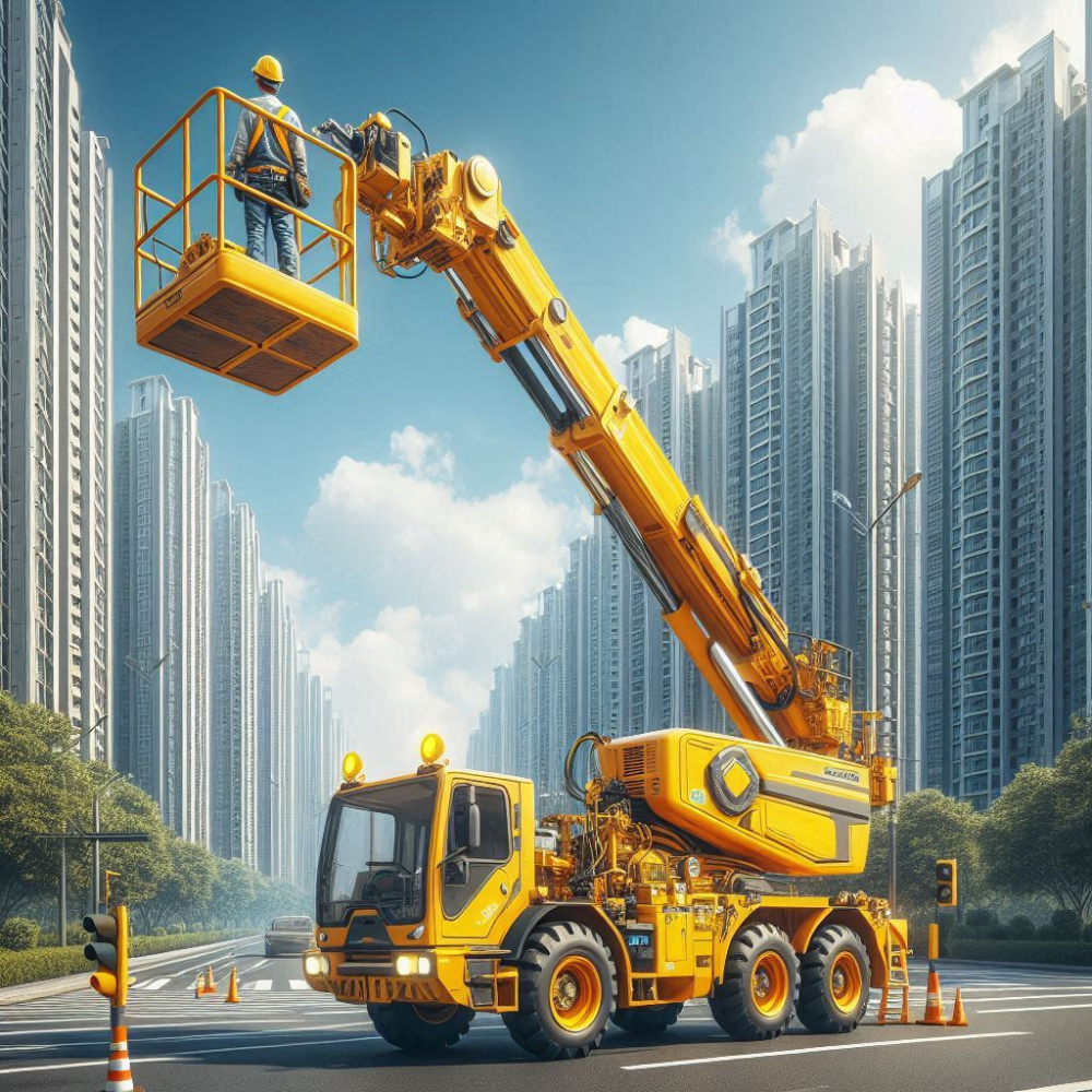 Engine Powered Boom Lift