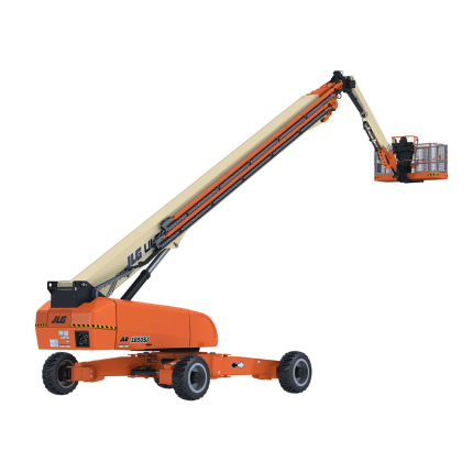 alt="JLG 1850SJ Telescopic Boom Lift on construction site in Bangladesh