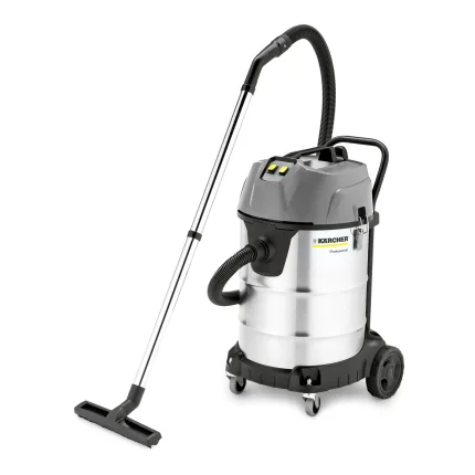 Karcher NT 70/2 Me Classic professional wet and dry vacuum cleaner with stainless steel tank.