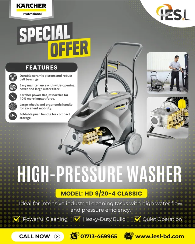Kärcher HD 9/20-4 Classic – Electric High-Pressure Washer