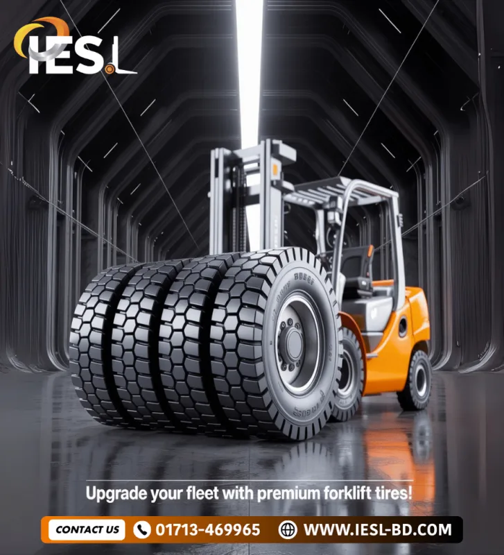 Forklift Solid Tyres Bangladesh | Durable Forklift Tyres | IESL