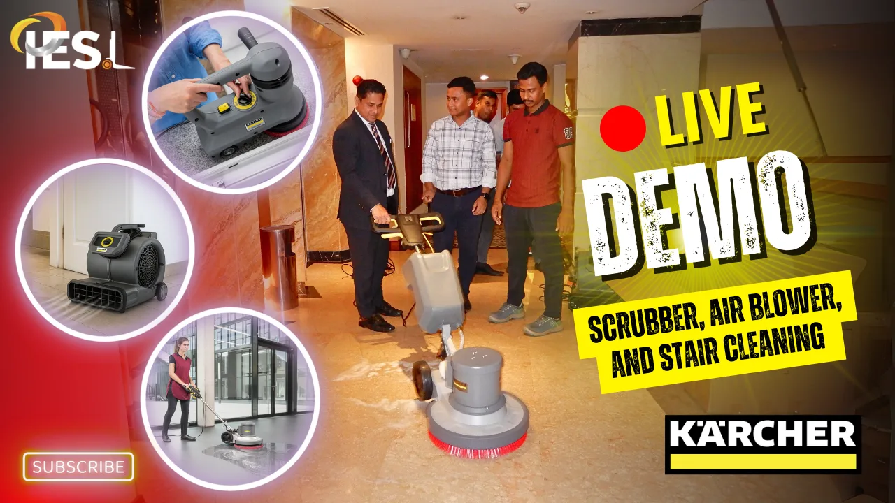 Kärcher Professional Cleaning Machines Demo at Six Seasons Hotel | Customer Feedback in Bangladesh