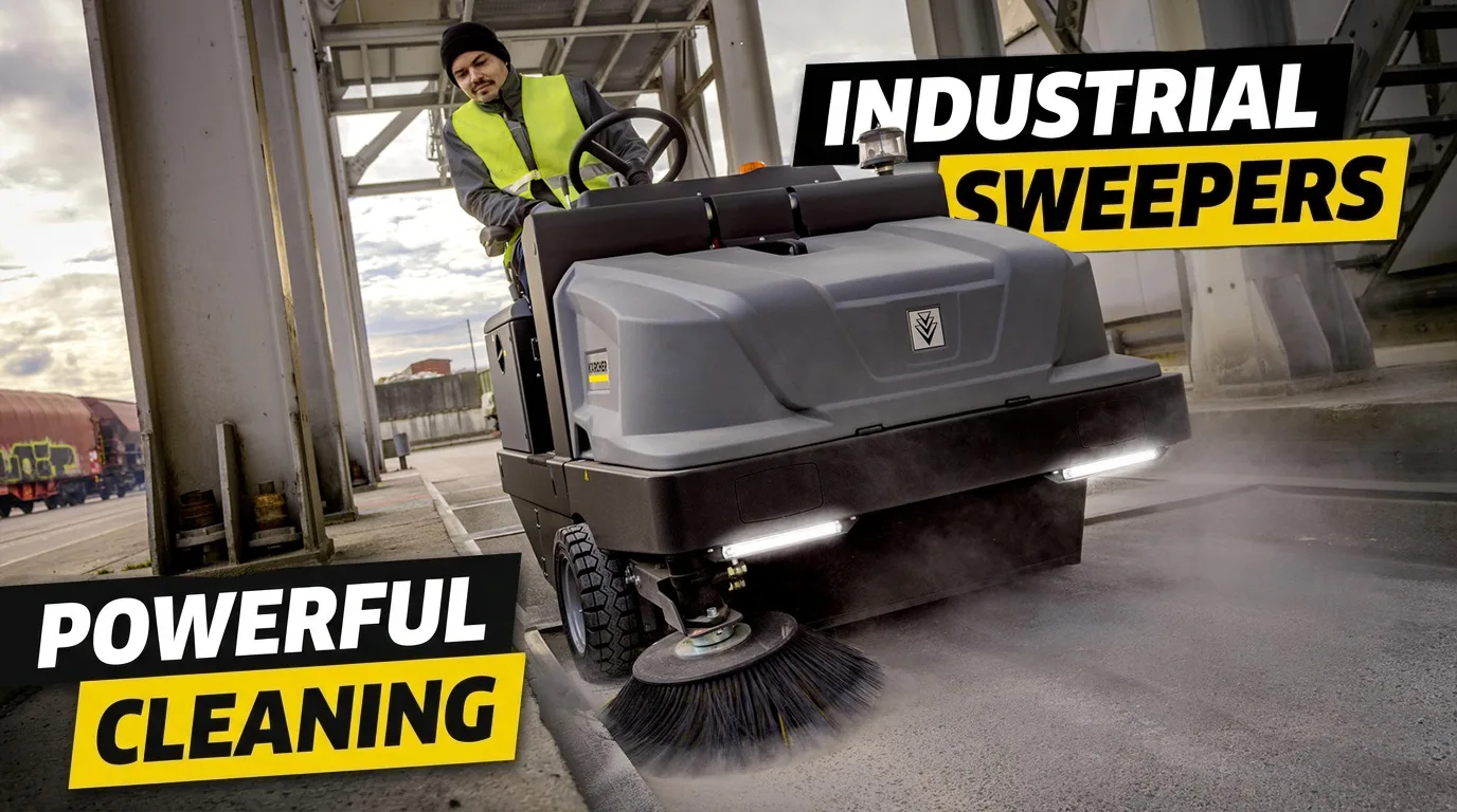 Kärcher Ride-On Vacuum Sweepers: KM 150/500 R D & KM 130/300 R I D for Industrial Cleaning